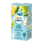 Сок, Фрутоняня 200 мл яблоко груша с мякотью без сахара с 5 мес