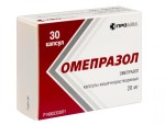 Омепразол, капсулы кишечнорастворимые 20 мг 30 шт
