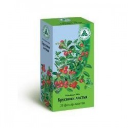 Брусники листья